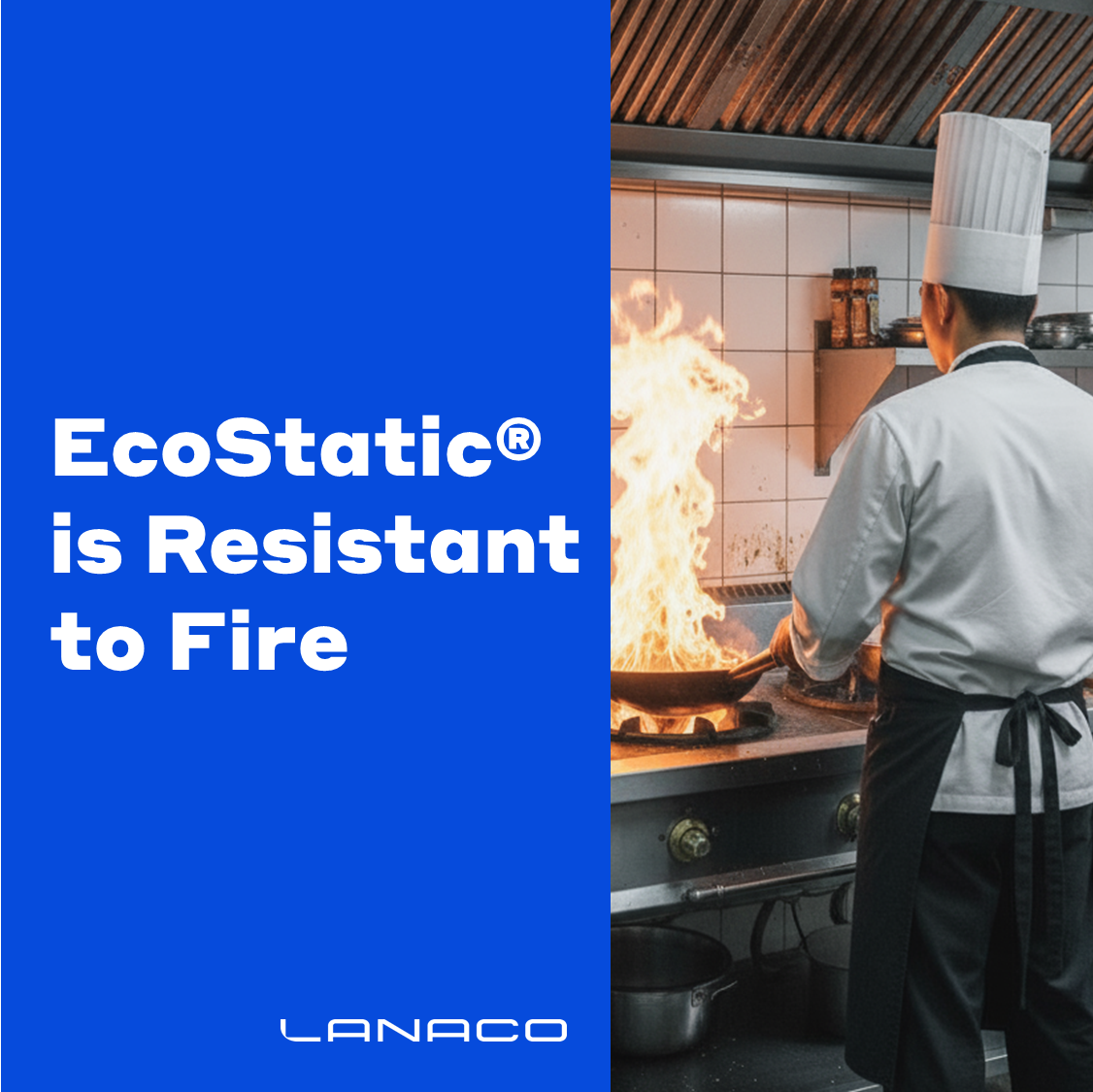 EcoStatic is Resistant to Fire - thumbnail
